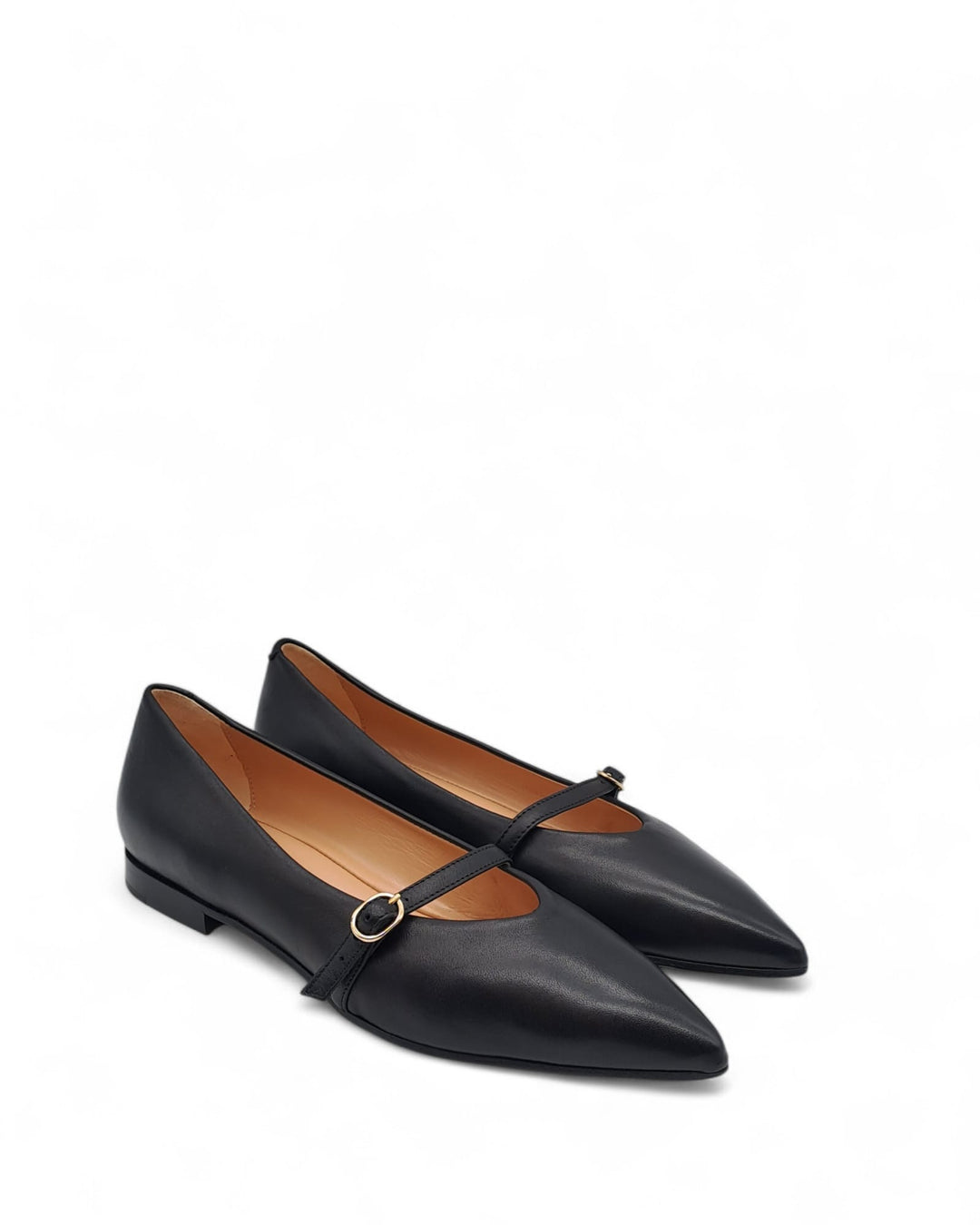 Ballerina Viviana  Fibbietta Nappa Nero