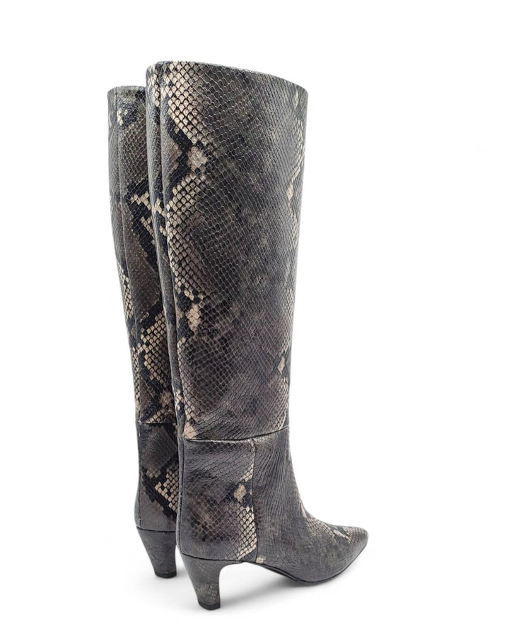 Stivali  Letizia Pitone Grey