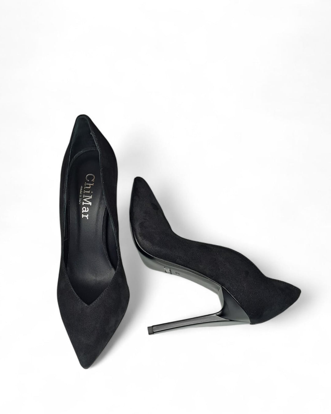 Onda Black Suede Pumps