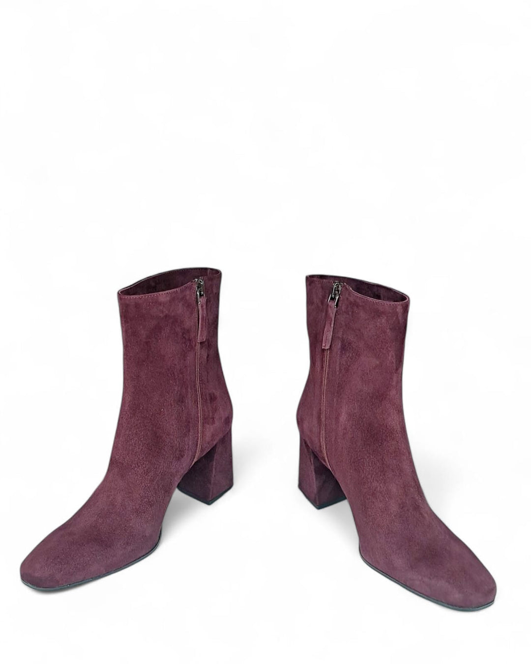 Tronchetto Chiara Camoscio Vino