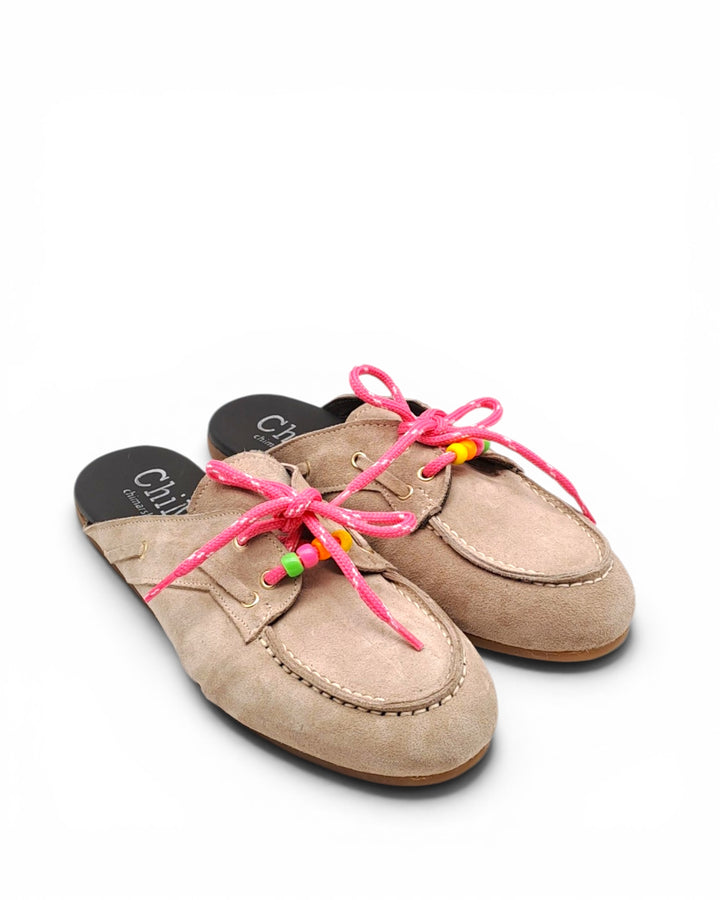 Mules Iris Camoscio Corda