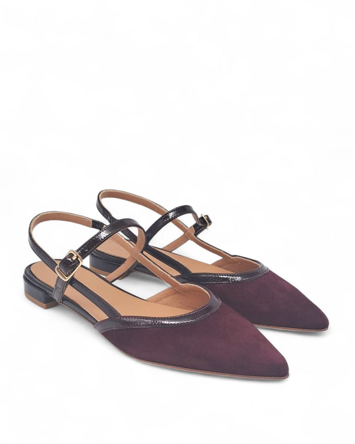 Slingback Elsa  Camoscio  Bordeaux