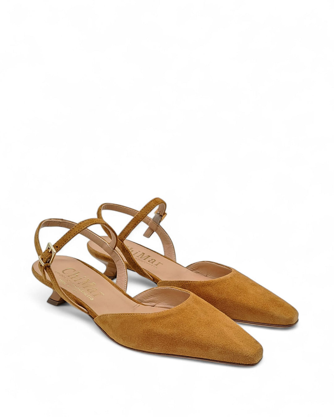 Slingback Alyssa  Camoscio Cuoio