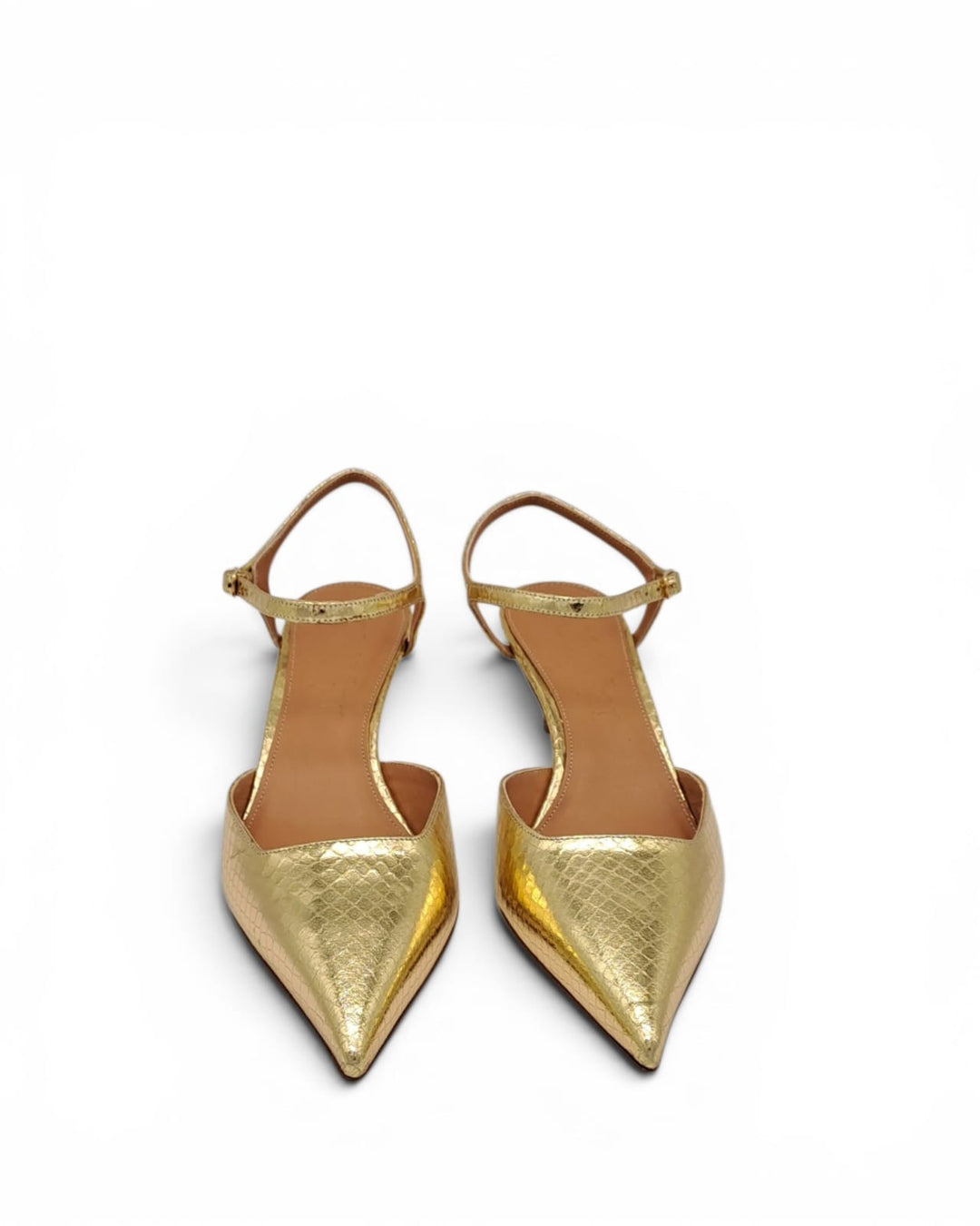 Slingback Milano Pitone Oro