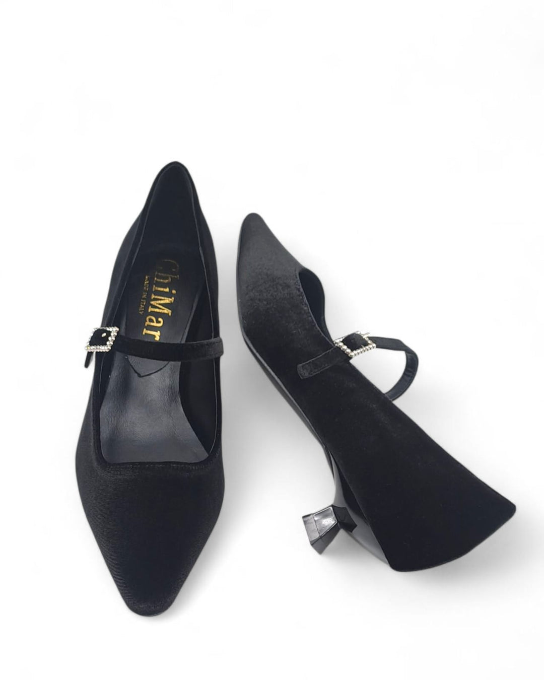 Mary Jane Siviglia Velluto Nero