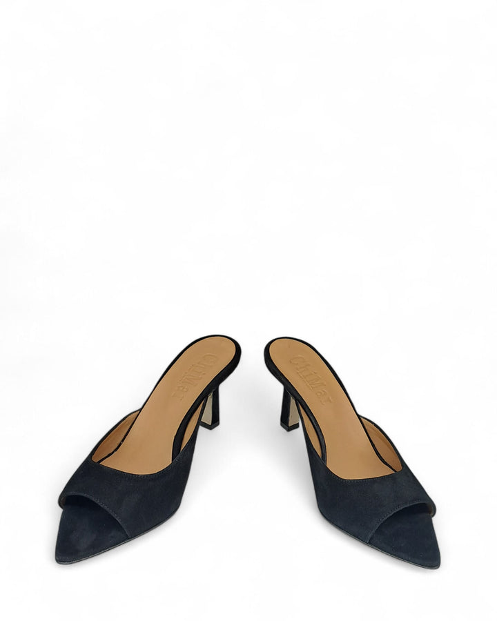 Sandalo  Melina Camoscio Nero