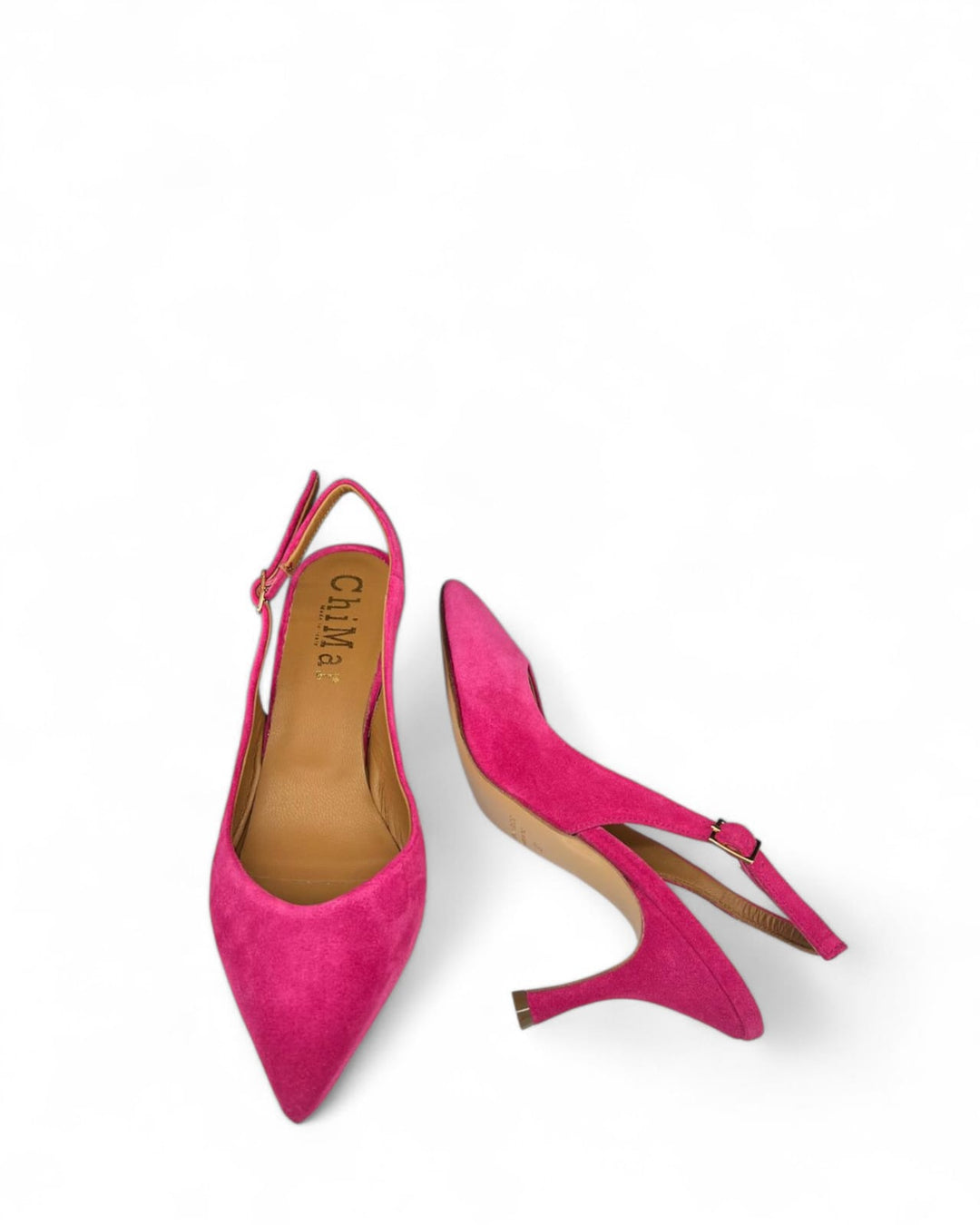 Slingback Vera Camoscio Fucsia
