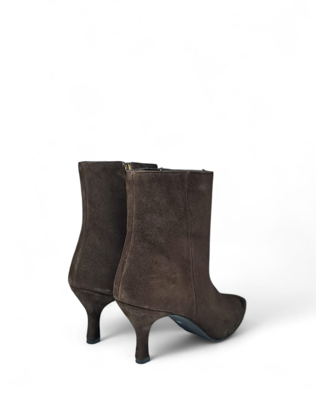 Tronchetto Ilenia T.7 cm   Camoscio Testa di Moro