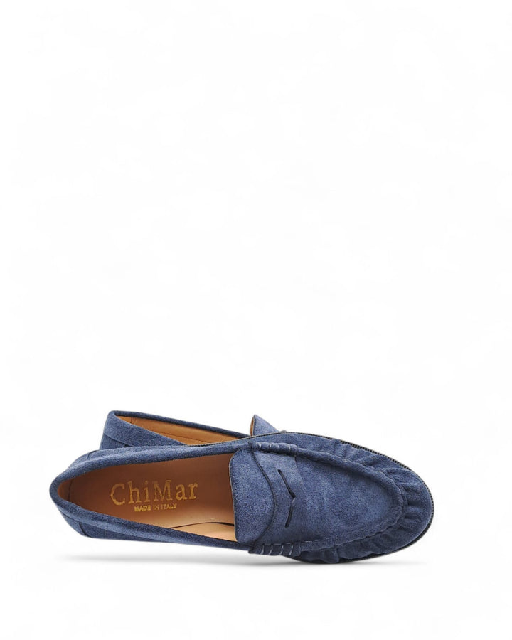 Mocassino Diana  Camoscio Blu