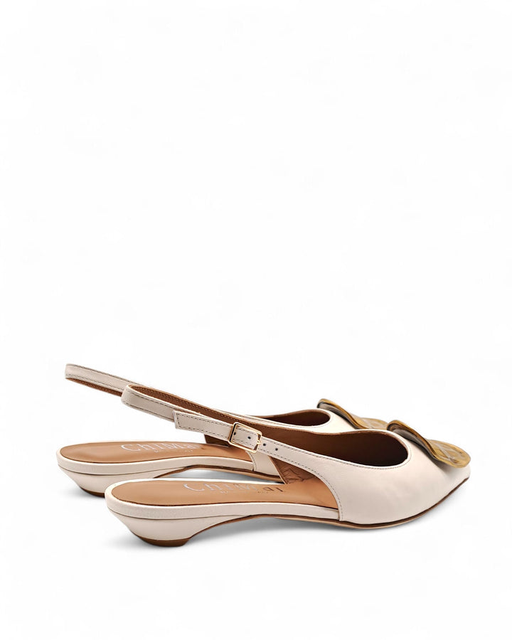 Slingback Elena Nappa Milk