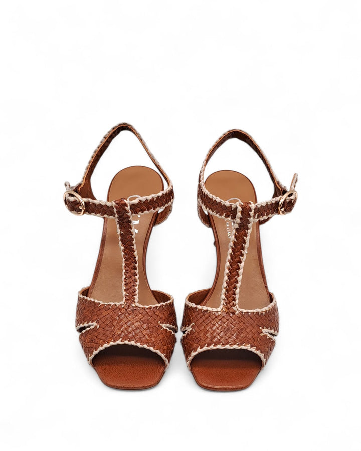 Gold Braided Sandal