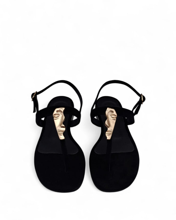 Ravello Nappa Sandal Nude