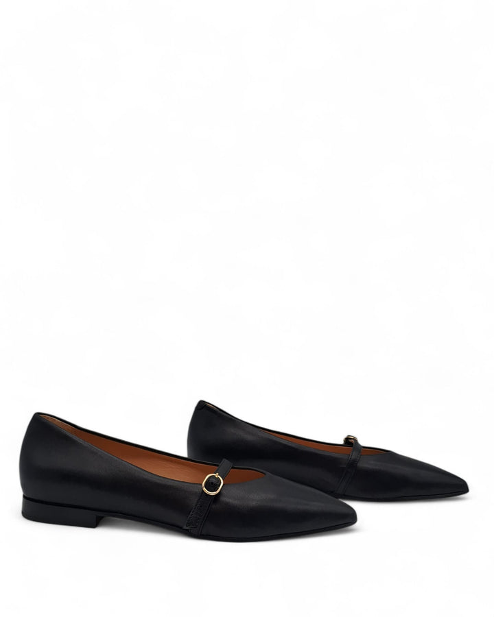 Ballerina Viviana  Fibbietta Nappa Nero