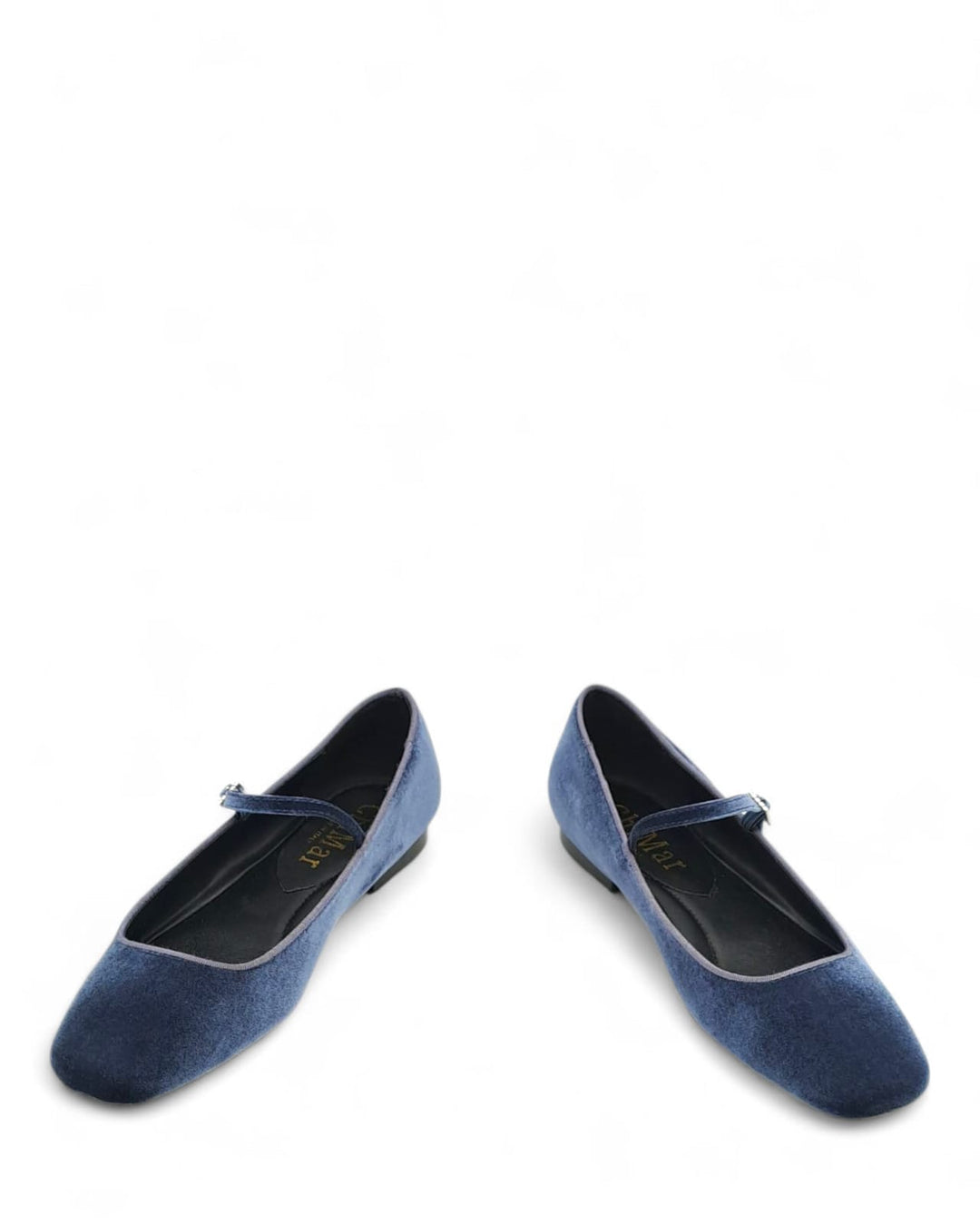 Mary Jane Silvia Velluto Indaco