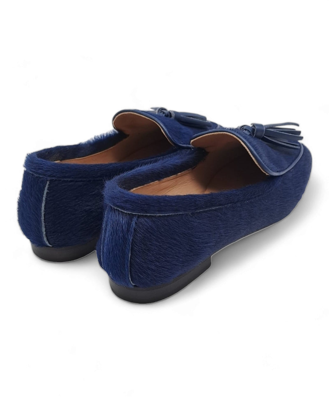 Blue Cavallino Moccasin / Blue Nappa Tassels