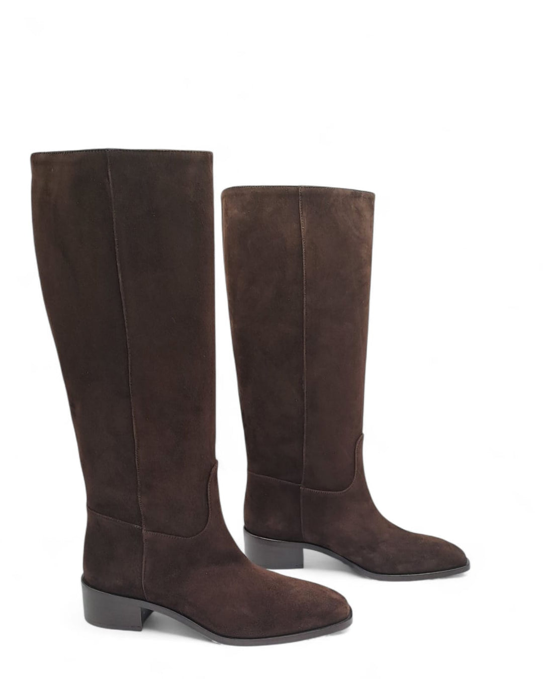 Stivali Chloe Camoscio Testa Di Moro