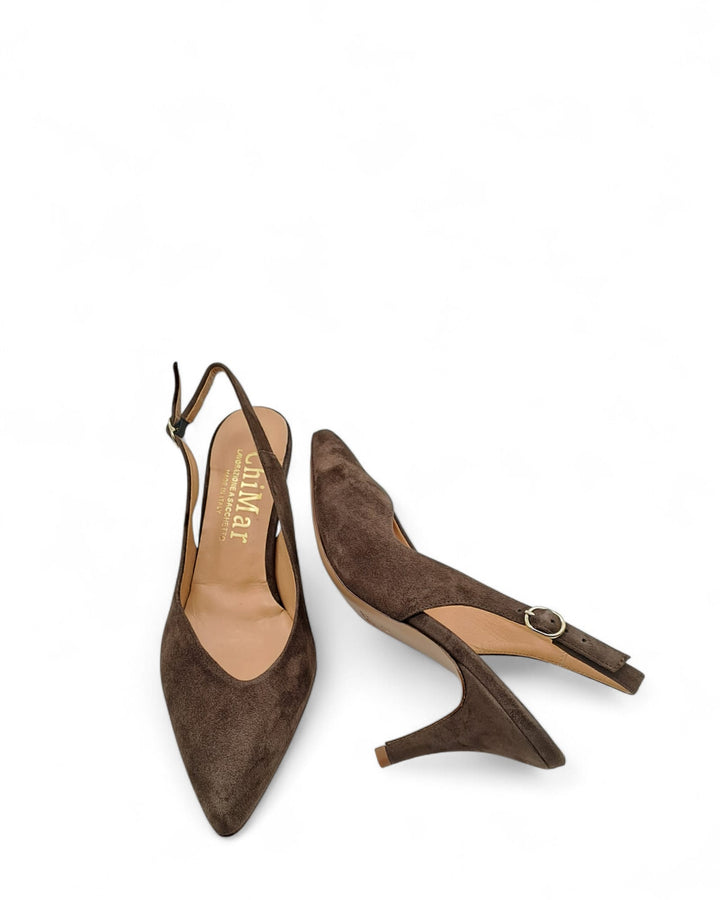 Slingback  Rebecca Camoscio Testa di Moro " 28 "