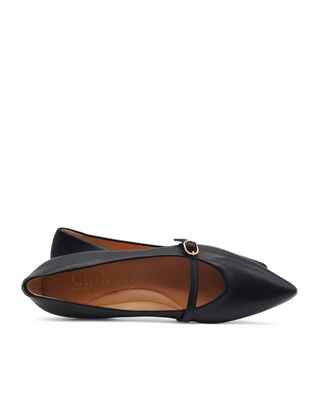 Ballerina Viviana  Fibbietta Nappa Nero