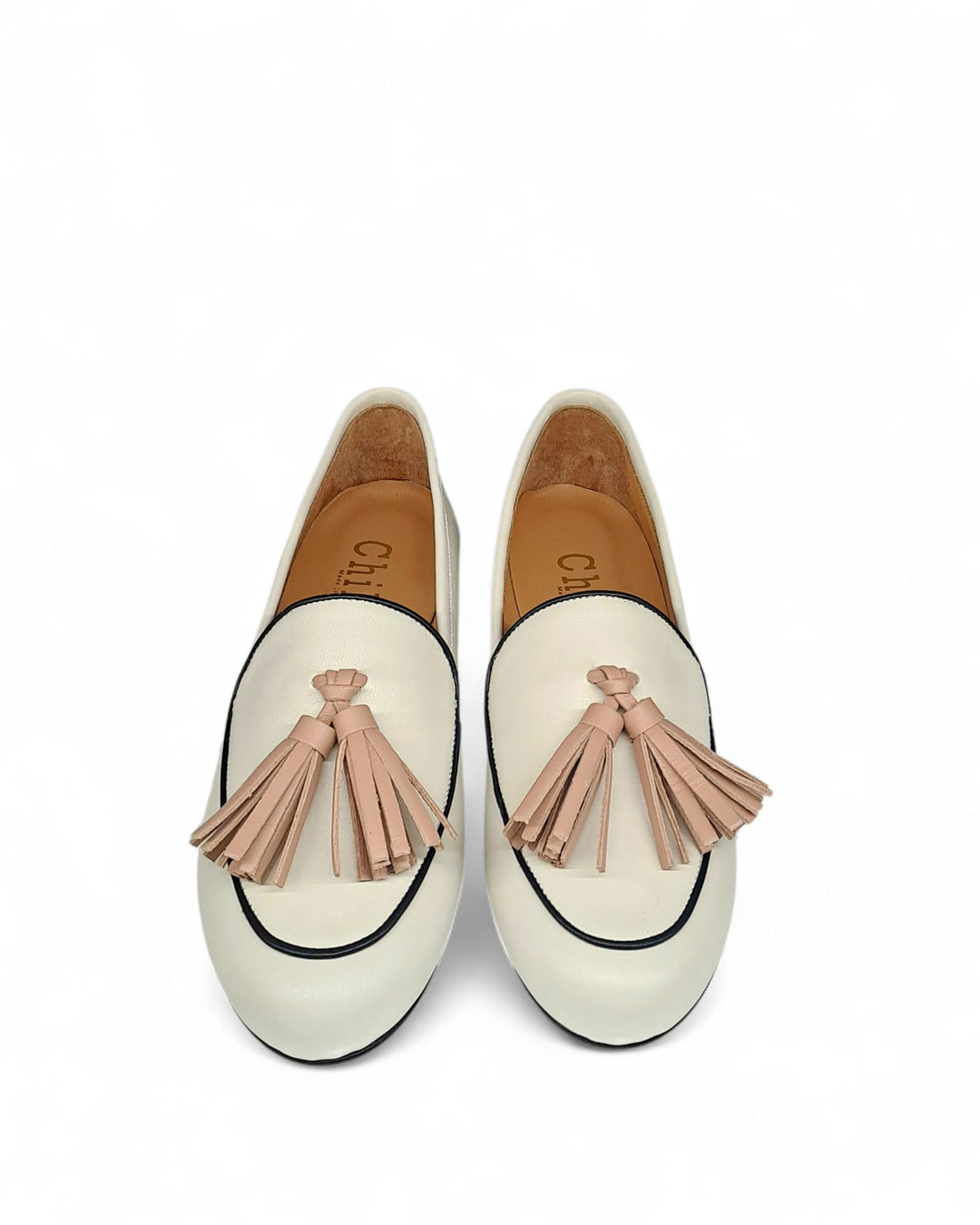 Pink/Bluette Nappa Moccasin