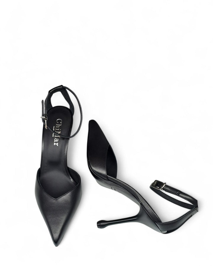 Slingback Lucrezia Nappa Nero