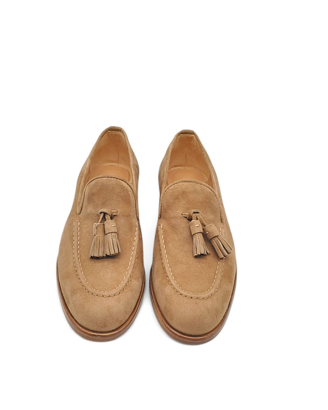 Mocassino Lione Nappine  Camoscio Cest