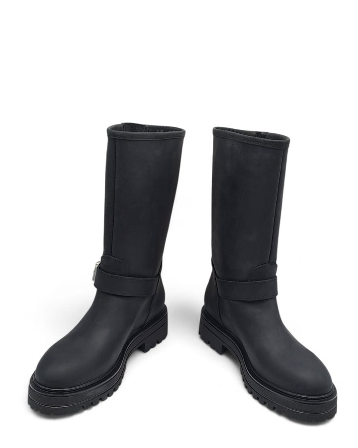 Biker Dolomiti  Pelle Nero