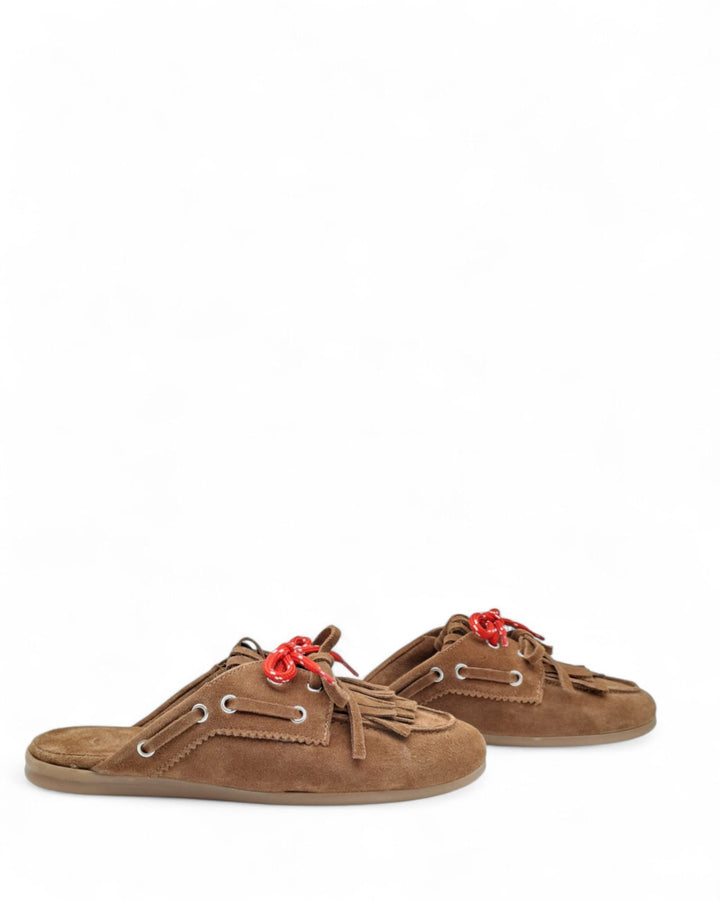 Manal Tassel Moccasin Suede TDM