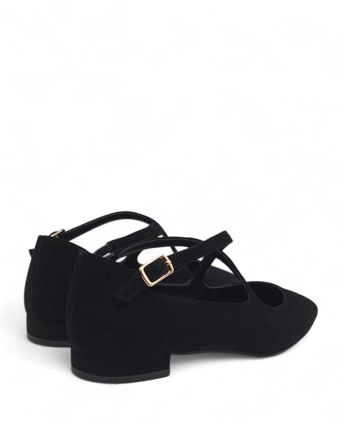 Ballerina Juliette  Camoscio  Nero