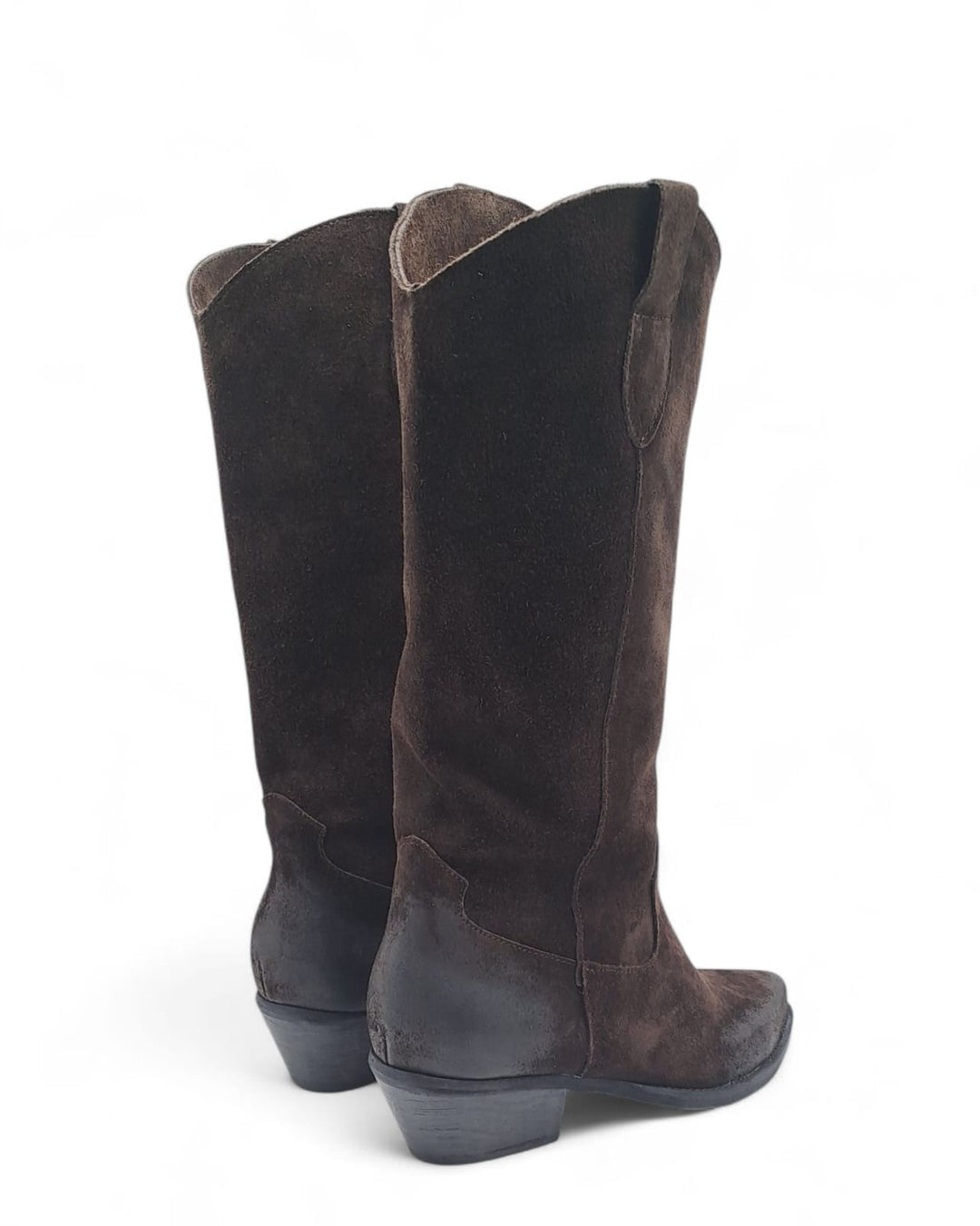 Texano Dallas  Camoscio Spazzolato  Testa di Moro