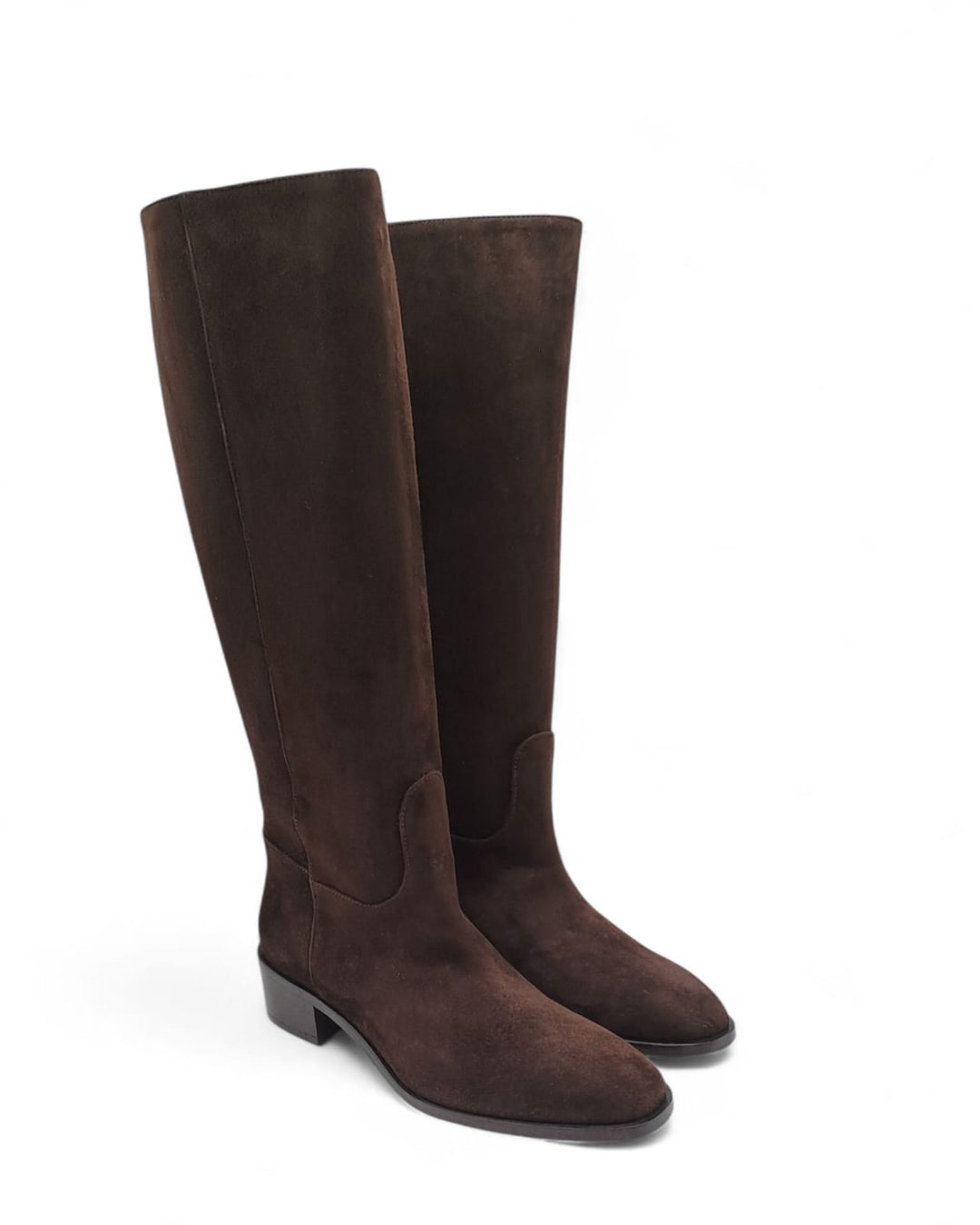 Stivali Chloe Camoscio Testa Di Moro