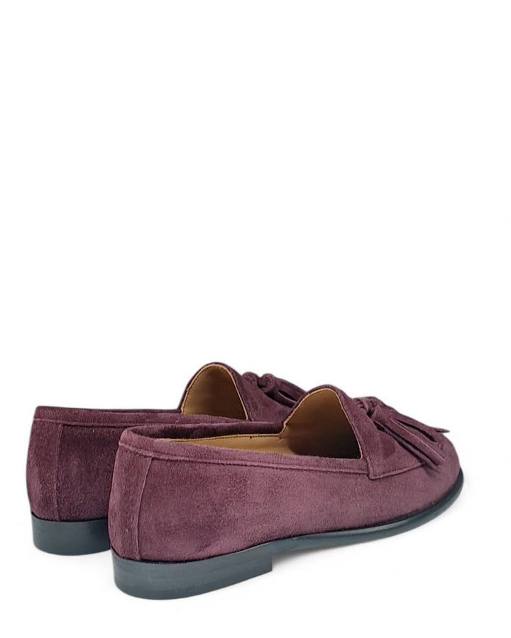 Mocassino Manal Nappine  Camoscio Vino