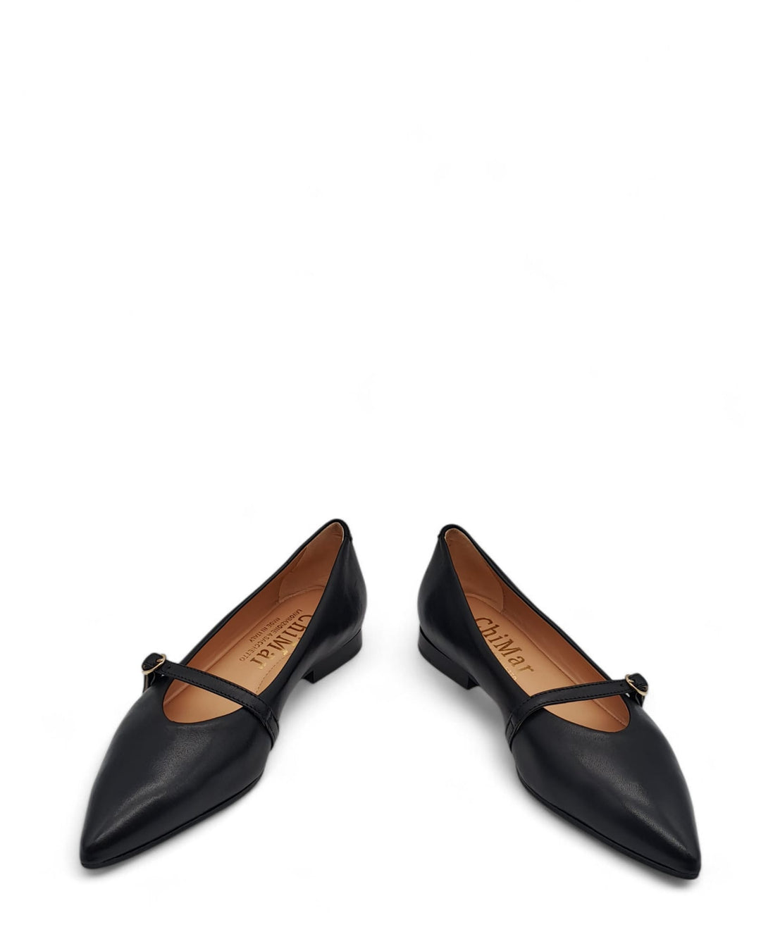 Ballerina Viviana  Fibbietta Nappa Nero