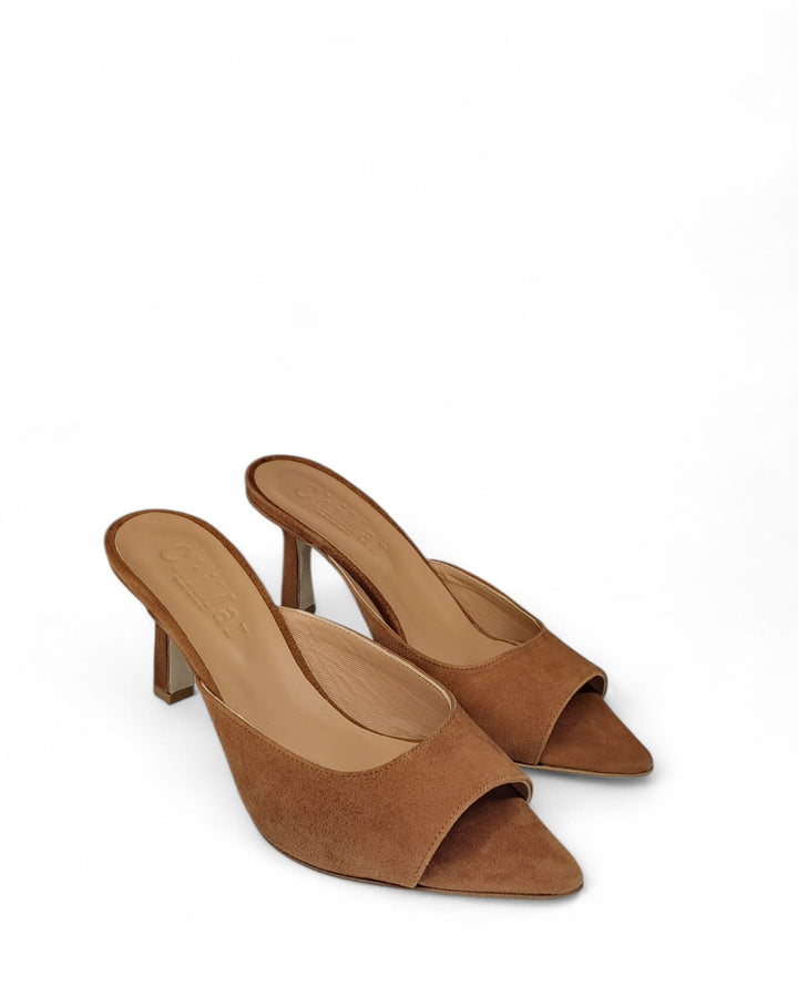 Sandalo  Melina Camoscio Cuoio