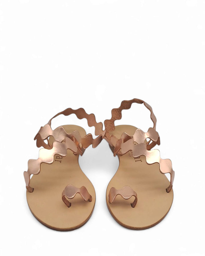 Sandalo Onda Laminato Rame
