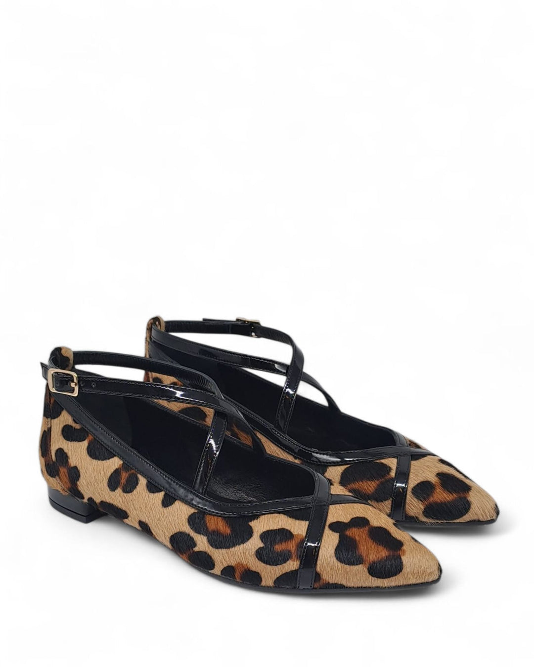 Ballerina Cortina  Cavallino Leopard / Nero