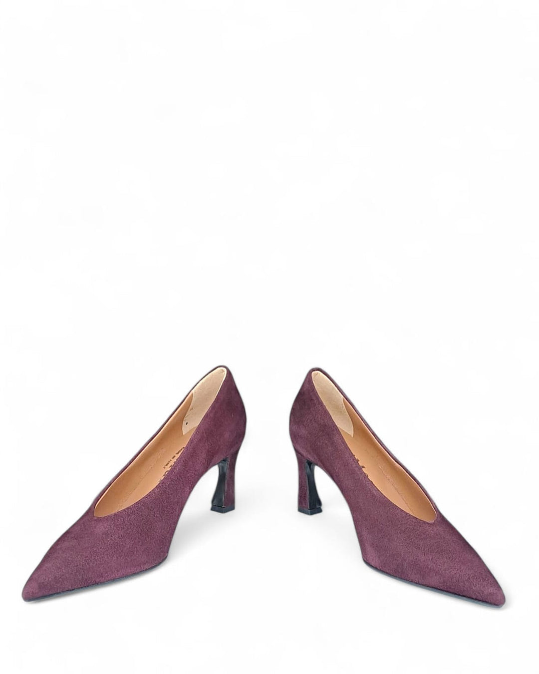 Décolleté  Mandorla  Camoscio Vino