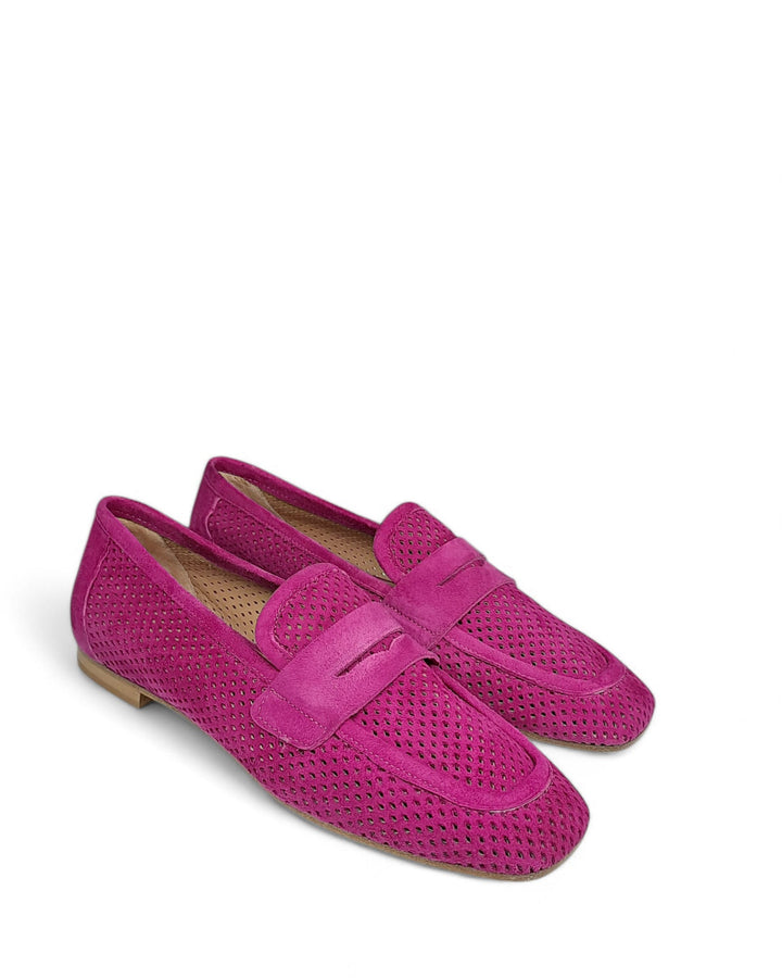 Mocassino Cira Camoscio  Ciclamino