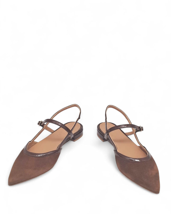 ChiMar Rafia Slingback Beige/Black