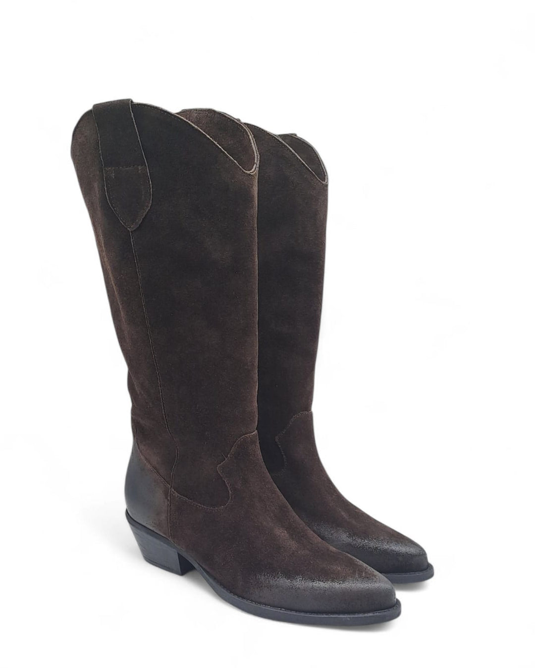 Texano Dallas  Camoscio Spazzolato  Testa di Moro