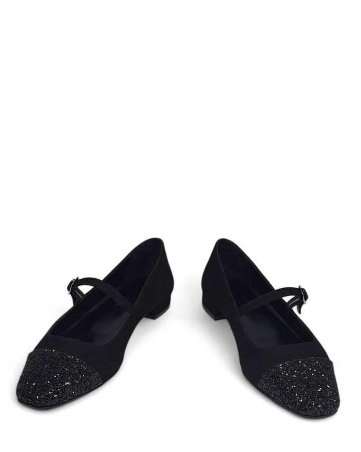 Ballerina Laura  Camoscio Nero
