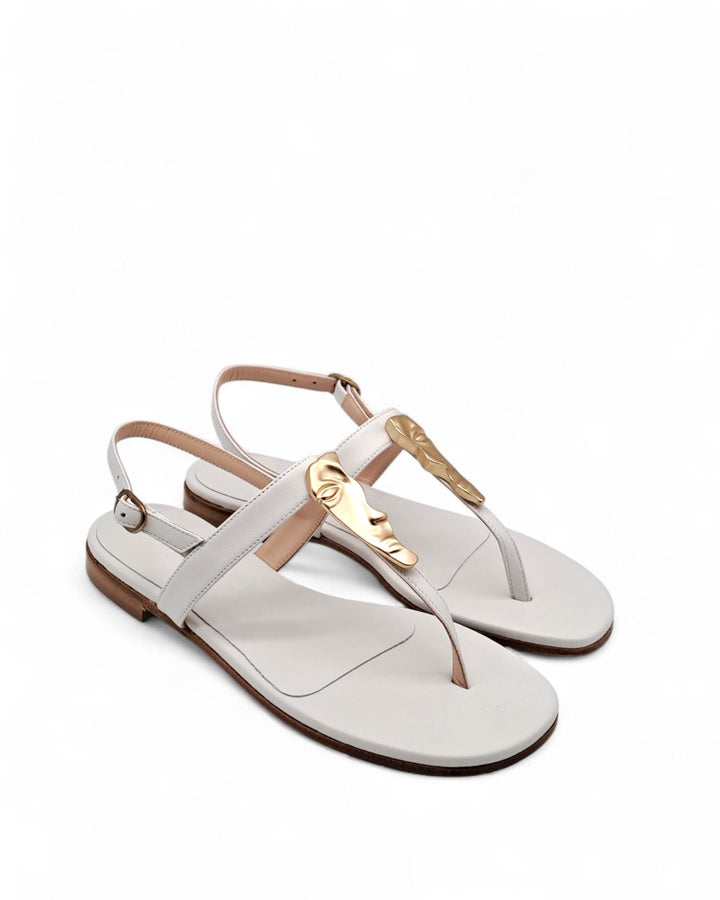 Ravello Nappa Sandal Nude