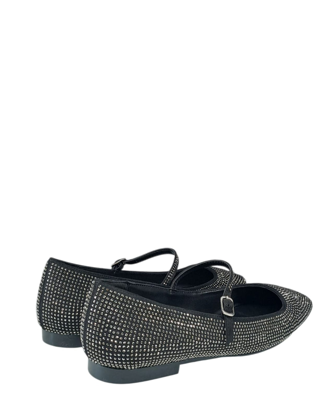 Mary Jane Silvia Strass Nero