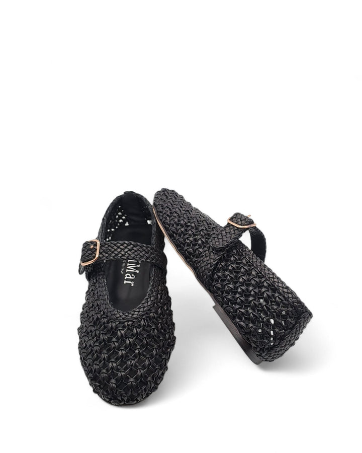 Ballerina Flavia Black Weave