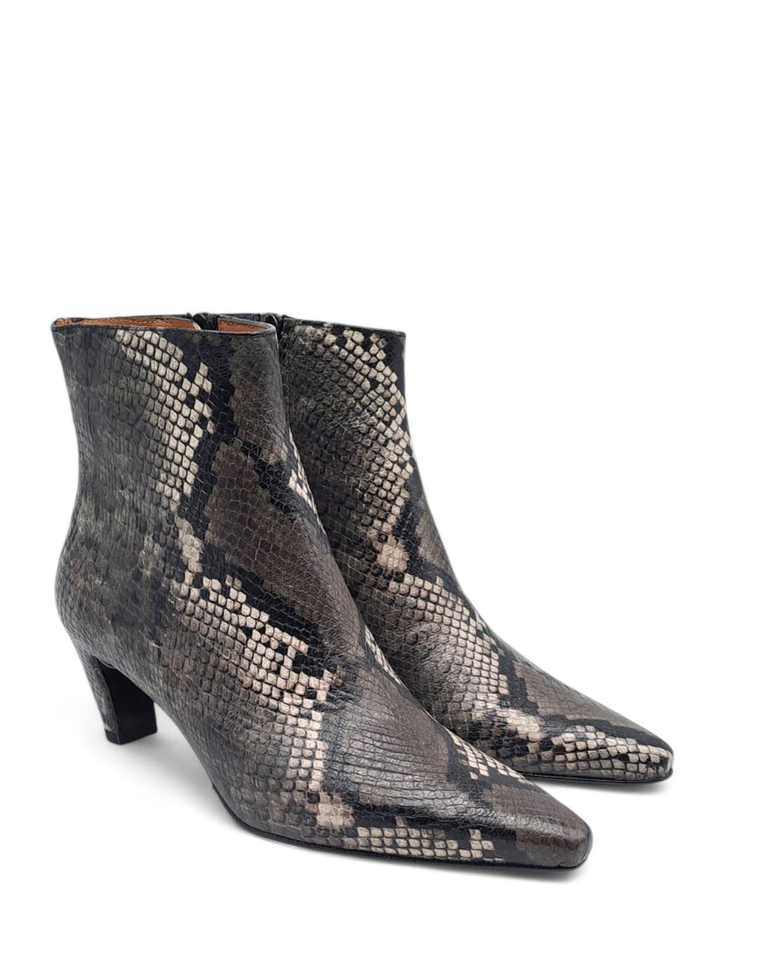 Tronchetto  Letizia Pitone Grey