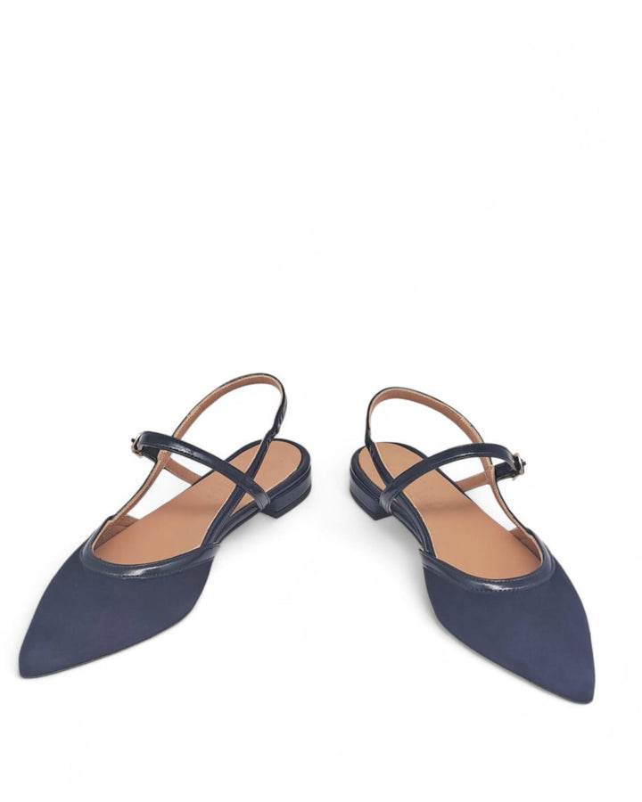 ChiMar Rafia Slingback Beige/Black