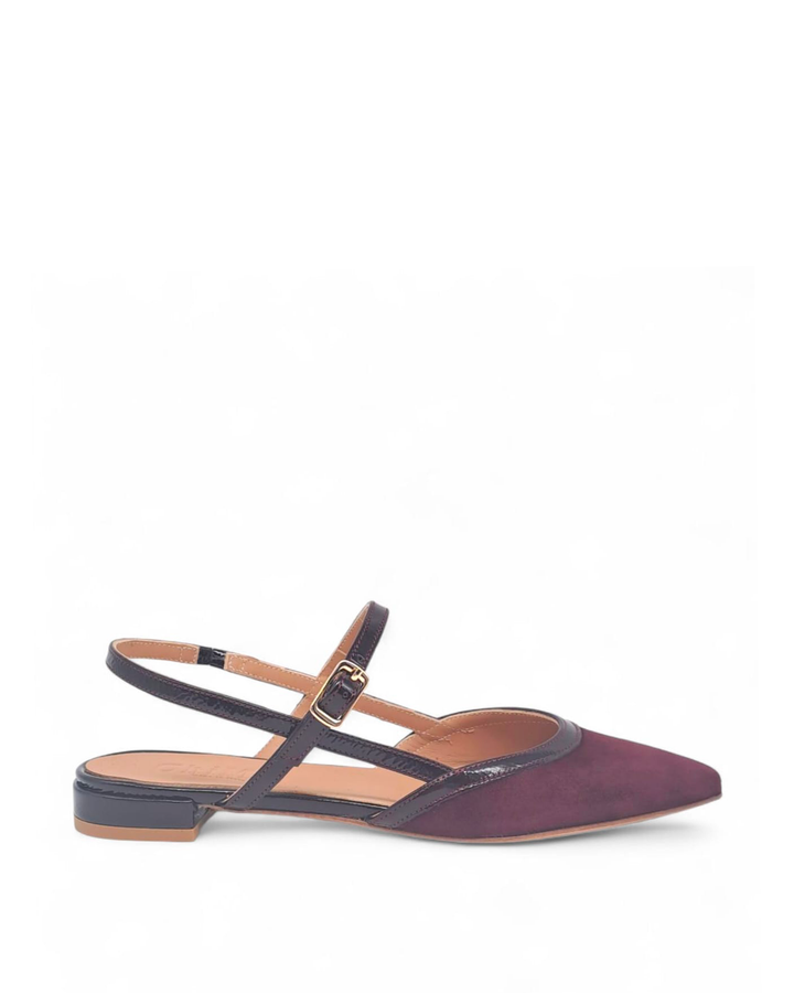 Slingback Elsa  Camoscio  Bordeaux