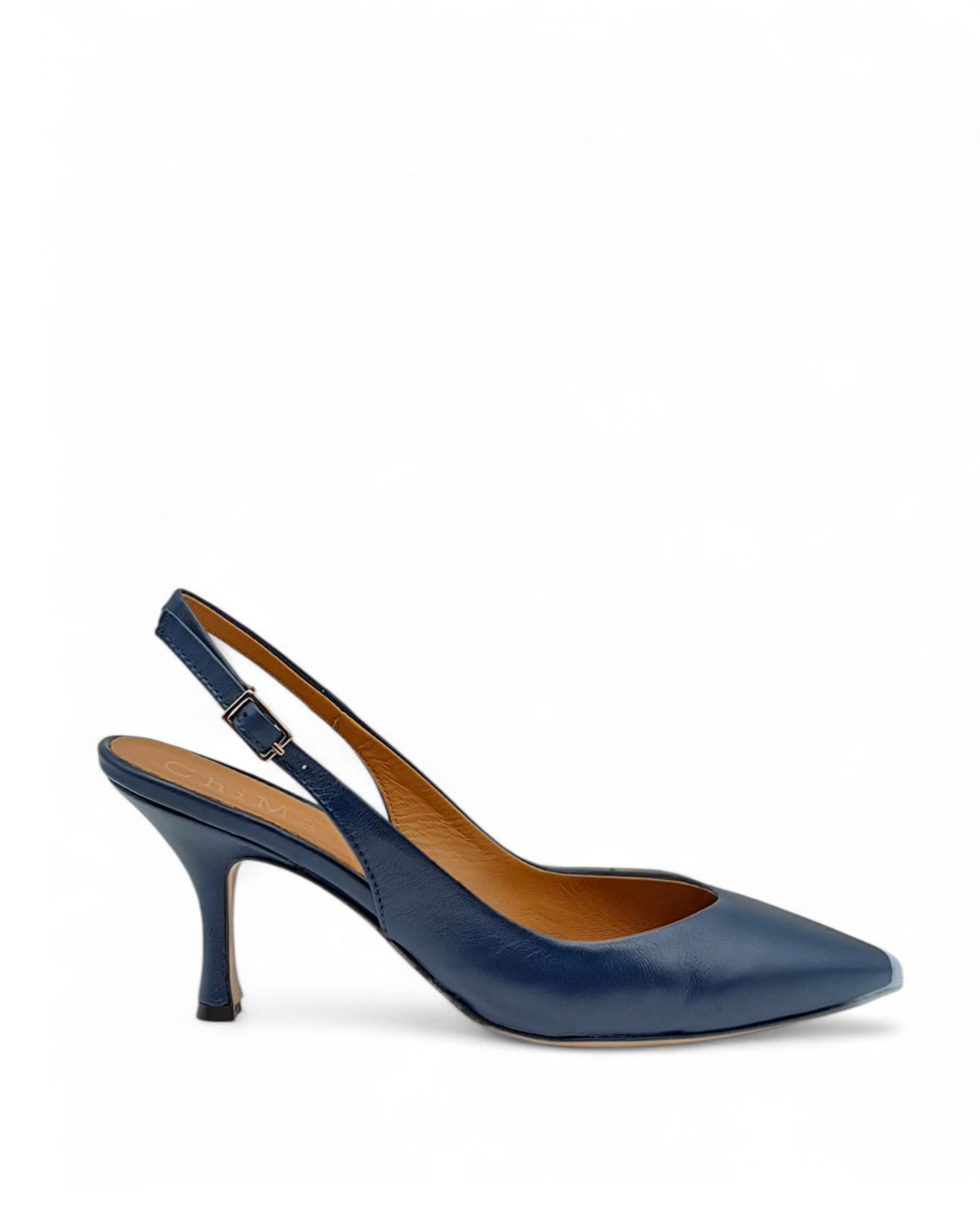 Slingback Vera Nappa Blu Abyss