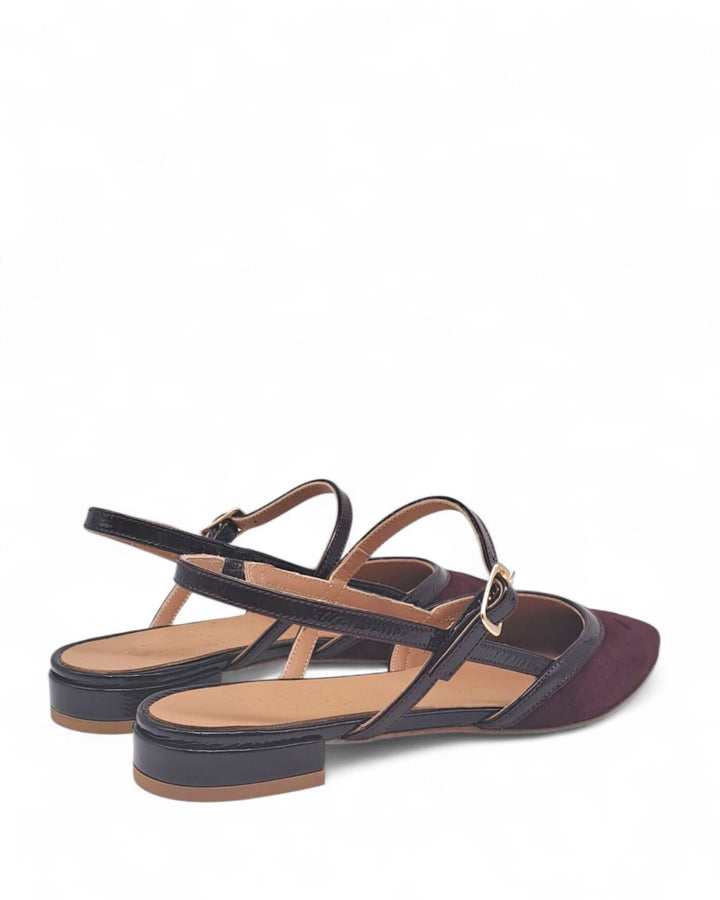 Slingback Elsa  Camoscio  Bordeaux