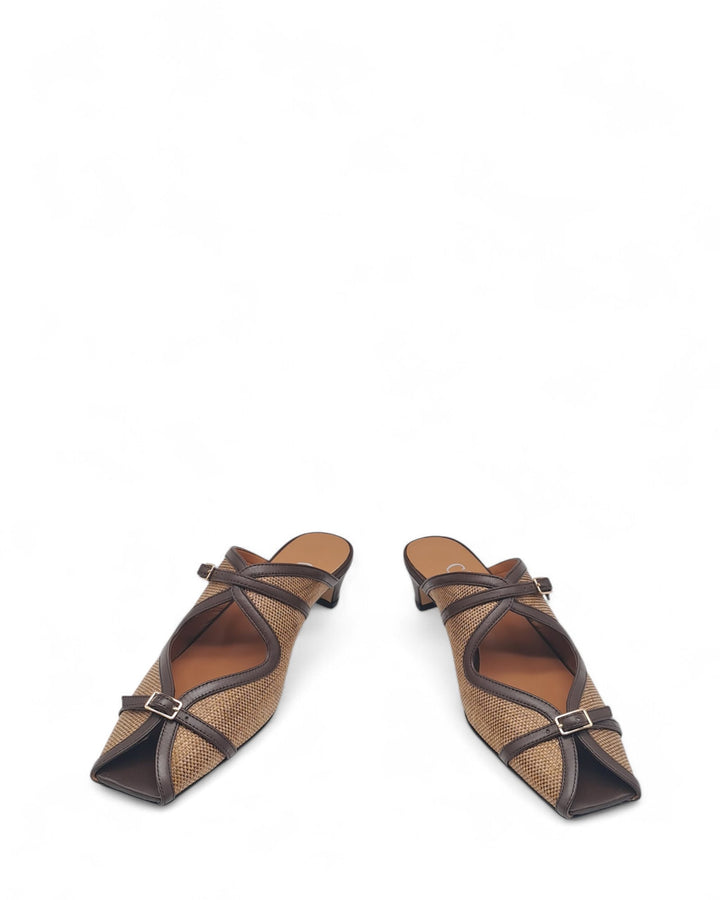 Sabot  Elodie Rafia Vintage " 6056"