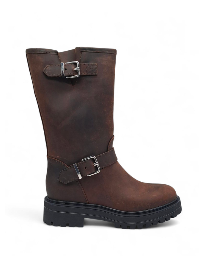 Biker Dolomiti  Pelle Anticata Testa di Moro